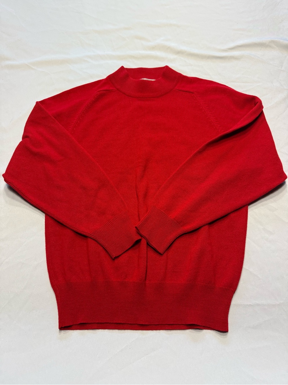 Classic Red Crewneck Sweater - Everyday Knit